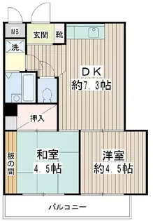 神奈川県横浜市磯子区磯子2【マンション】の間取り