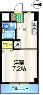 PRIRODA北沢【5階】の間取り