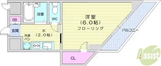 荒巻壱番館【3階】の間取り