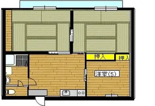 エトワール2号館【1階】の間取り