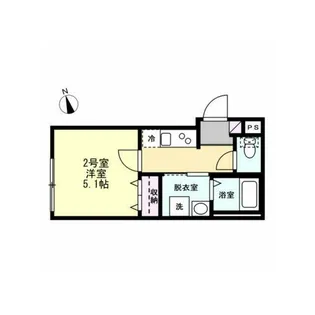 ベイルーム本厚木Norte【1階】の間取り