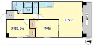 ハイツマエダII【7階】の間取り