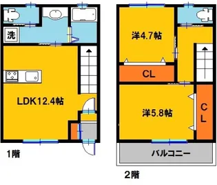 ARK WESTI【2階】の間取り