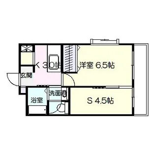 シルクマンション【3階】の間取り
