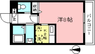 グランデッサ下北沢【1階】の間取り