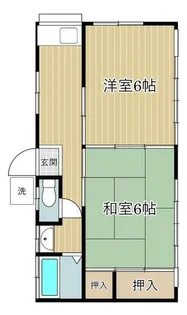 コーポトキワ【1階】の間取り