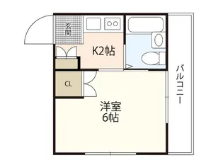クラバウターマン【2階】の間取り