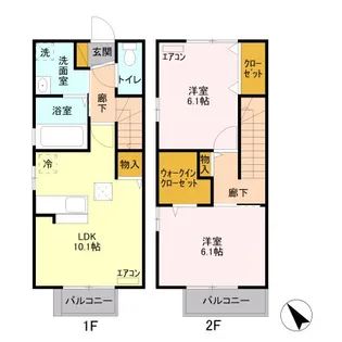 栃木県宇都宮市鶴田町【一戸建】の間取り