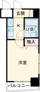 スカイコート世田谷用賀第2【3階】の間取り