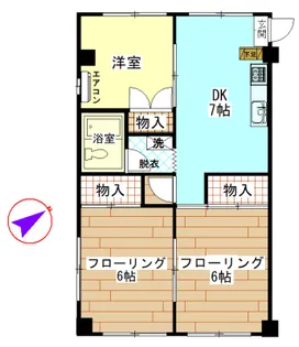王子台ビル【2階】の間取り