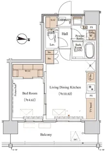 ブランシエスタ木場【5階】の間取り
