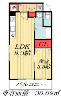 千葉県市川市八幡1【アパート】の間取り