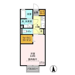 グレース ラパン【2階】の間取り