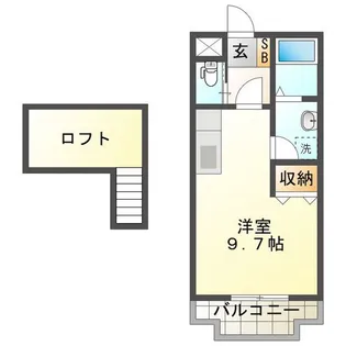 松本台イースト【2階】の間取り