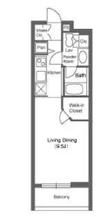 ストーリア神宮前【3階】の間取り