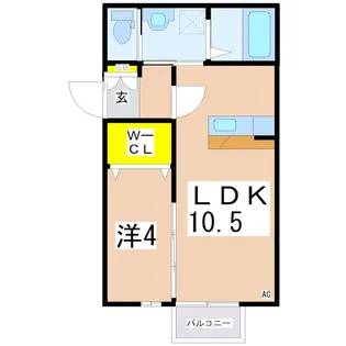 Sunny Forest GII【2階】の間取り