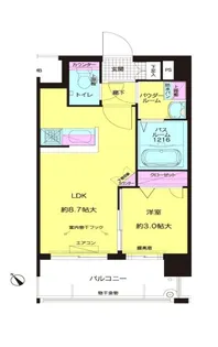 エフ・パルク高宮【8階】の間取り