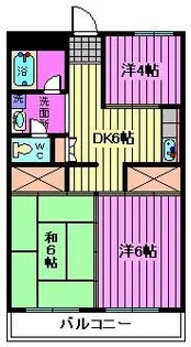 第1渡辺レジデンス【3階】の間取り