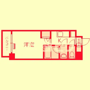 大阪府大阪市西区新町4【マンション】の間取り