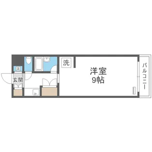 ビバリーヒルズ玉出西【4階】の間取り