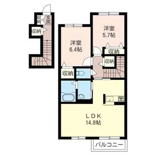 MD早野【2階】の間取り