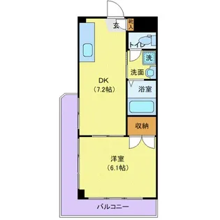 L avenir Ka・su・ga【2階】の間取り