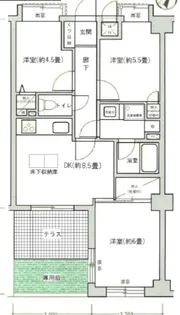 レクセル小竹向原【3階】の間取り