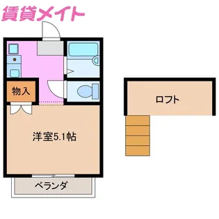 レーベンハイムII【2階】の間取り