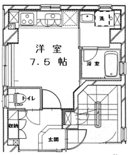 上亀ビル【2階】の間取り