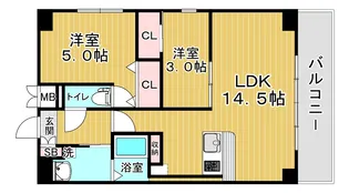 ArtizA京橋WEST【10階】の間取り