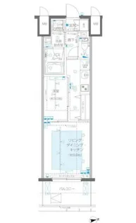 ZOOM新宿御苑前【4階】の間取り