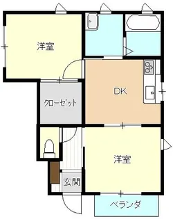 エリモ【1階】の間取り