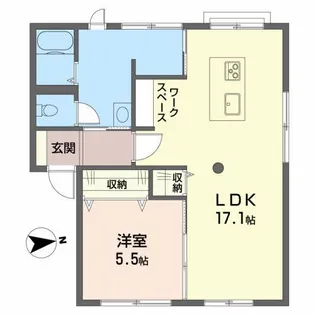 フレグランス高橋 A棟【1階】の間取り