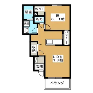 ボンド ハウス【1階】の間取り