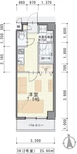 ミキマンション【2階】の間取り