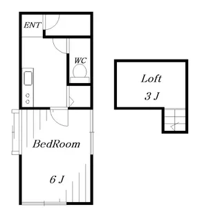 千葉県千葉市美浜区稲毛海岸4【アパート】の間取り