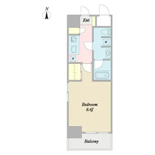クオンアドレス東陽町【5階】の間取り