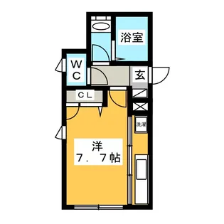 ラ・ソフィッタ【1階】の間取り