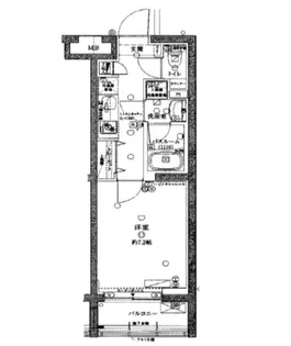クレヴィスタ池袋ウエスト【2階】の間取り
