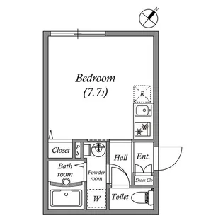 LEGALAND都立大学II【3階】の間取り