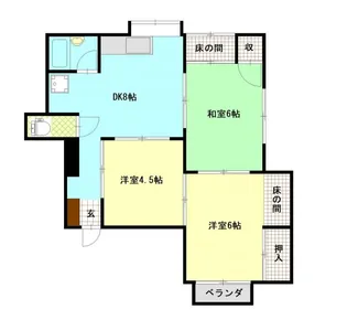 コーポアイランド【2階】の間取り