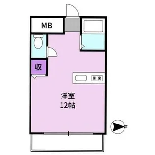 福岡県久留米市合川町【アパート】の間取り