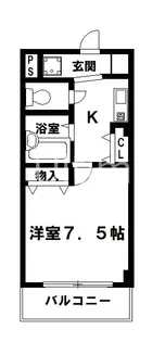 アイリスウエスト【2階】の間取り