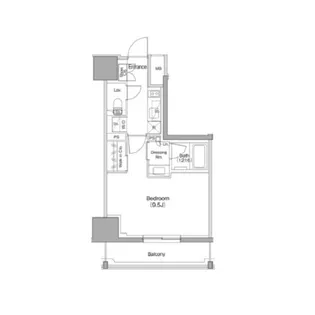 ザ・パークハビオ南大井【4階】の間取り