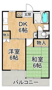 コーポ寿【1階】の間取り
