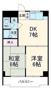 アミニティ栄【3階】の間取り
