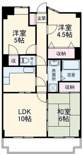 AKXX4VIプレミール柏【7階】の間取り