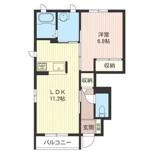 ソレイユ マーメゾン【1階】の間取り