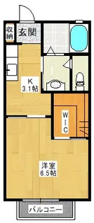 エレガントハイツ【1階】の間取り