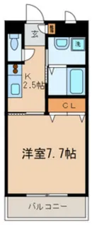 ベルメゾン梅ヶ丘【1階】の間取り